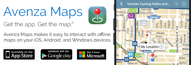 Avenza Maps app pro - for working with maps on your 'phone or tablet.