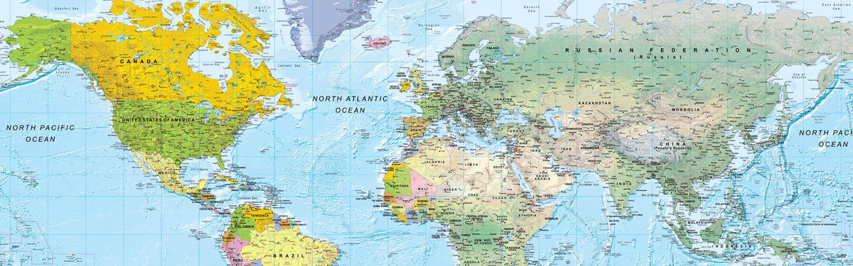 World Wall Maps