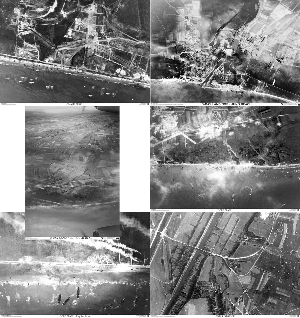 D-Day Maps & Aerial Photography