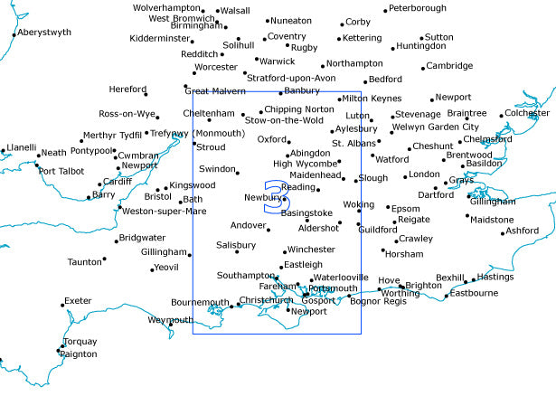 Postcode Sector Map - (S3) - Central Southern England - Editable GeoPDF