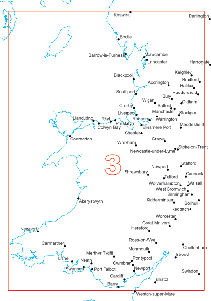 Wales - Postcode District - Editable GeoPDF