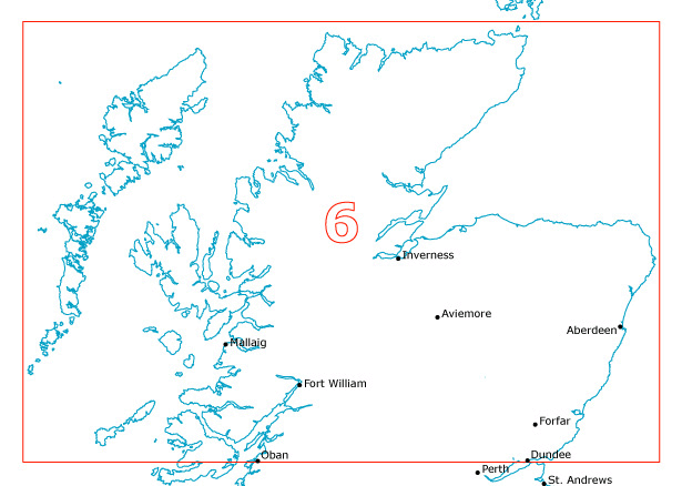 North Scotland - Postcode District - Editable GeoPDF