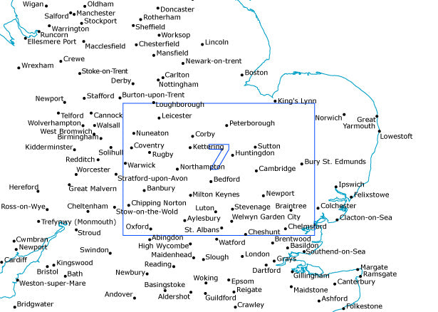 Postcode Sector Map - (S7) - East Midlands - Editable GeoPDF