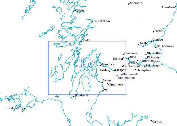 Postcode Sector Map - (S17) - Scottish Central Belt West - GIF Image