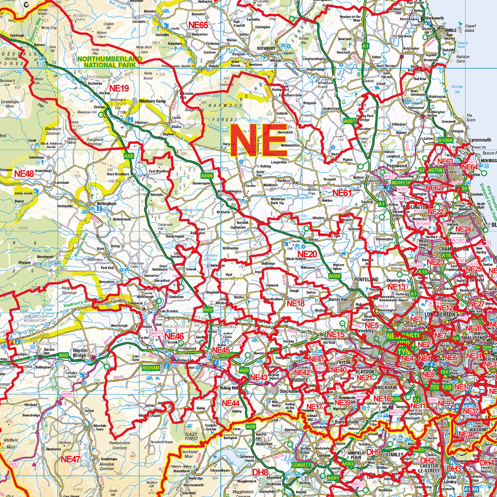 Torrumbarry Postcode Map South Scotland - Postcode District - Locked PDF – XYZ Maps