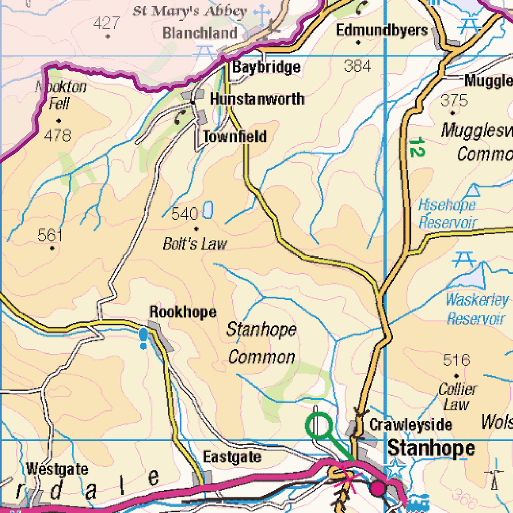 Durham County Map - (CY8)
