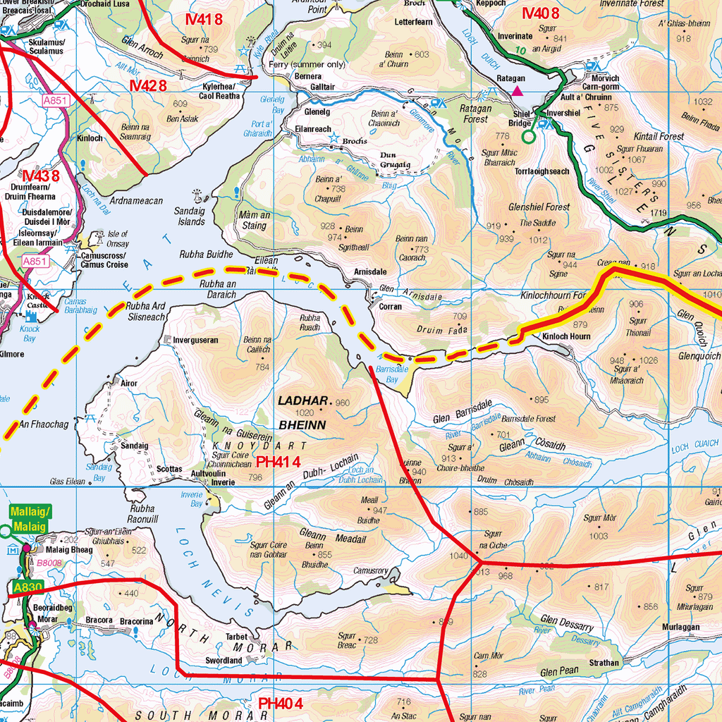 Perth - PH - Postcode Sector Map (G100)