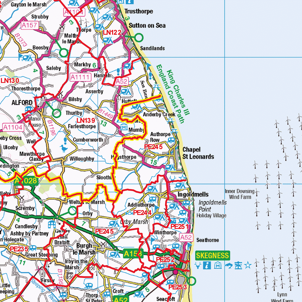 Peterborough - PE - Postcode Sector Map (G10)