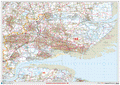 Southend on Sea  - SS - Postcode Sector Map (G110)