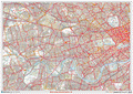 West London - W - Postcode Sector Map (G118)