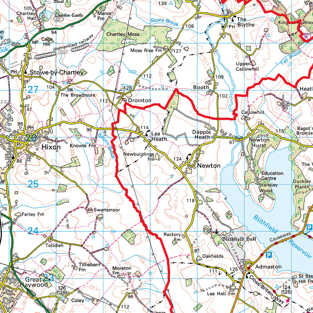 Walsall - WS- Postcode Sector Map (G123)