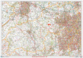 Wolverhampton - WV- Postcode Sector Map (G124)