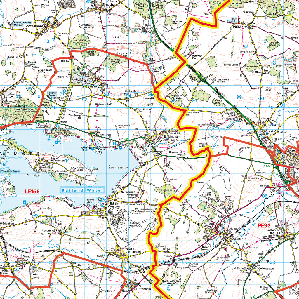 Leicester - LE - Postcode Sector Map (G19)