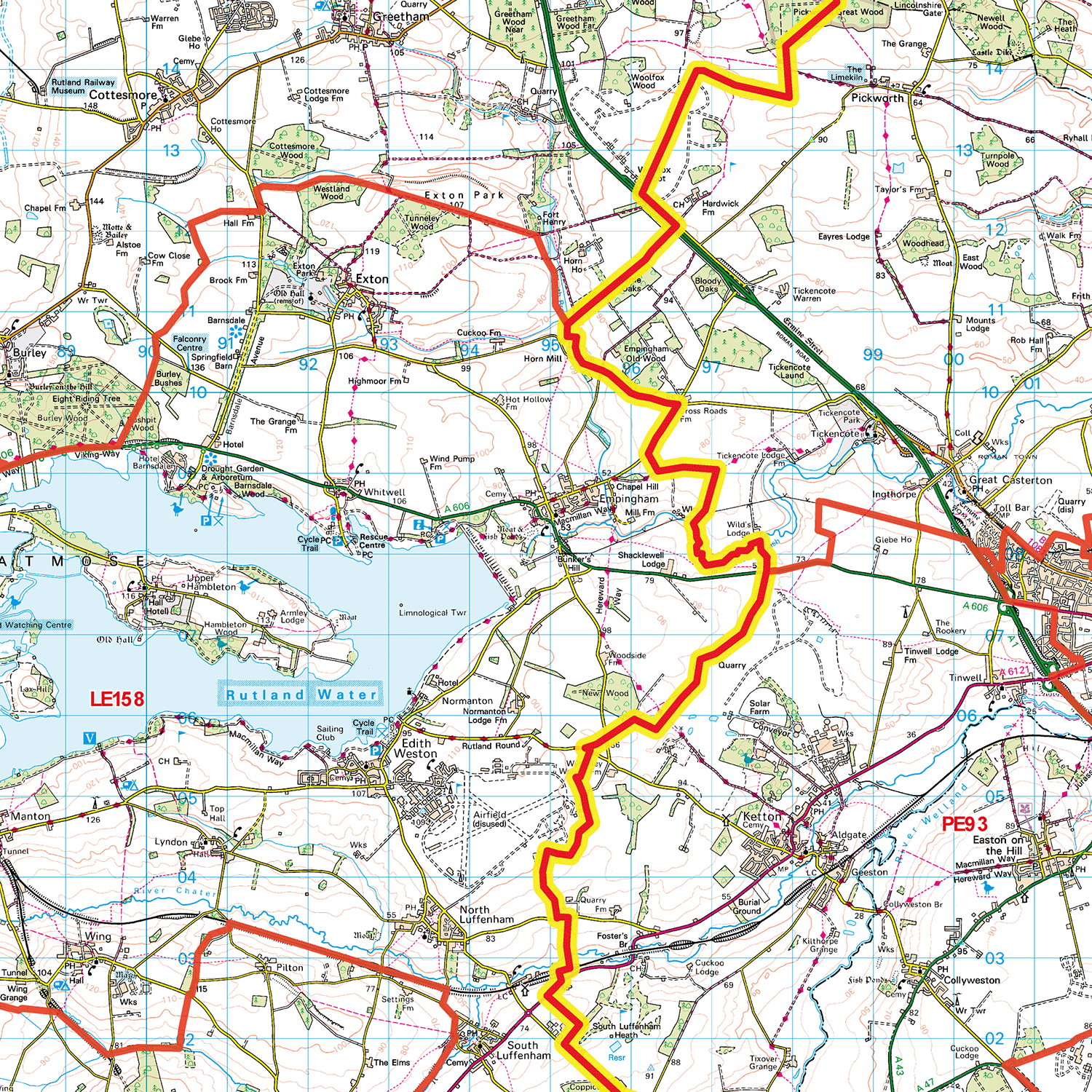 Leicester - LE - Postcode Sector Map (G19)