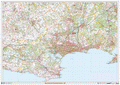 Bournemouth - BH - Postcode Sector Map (G21)