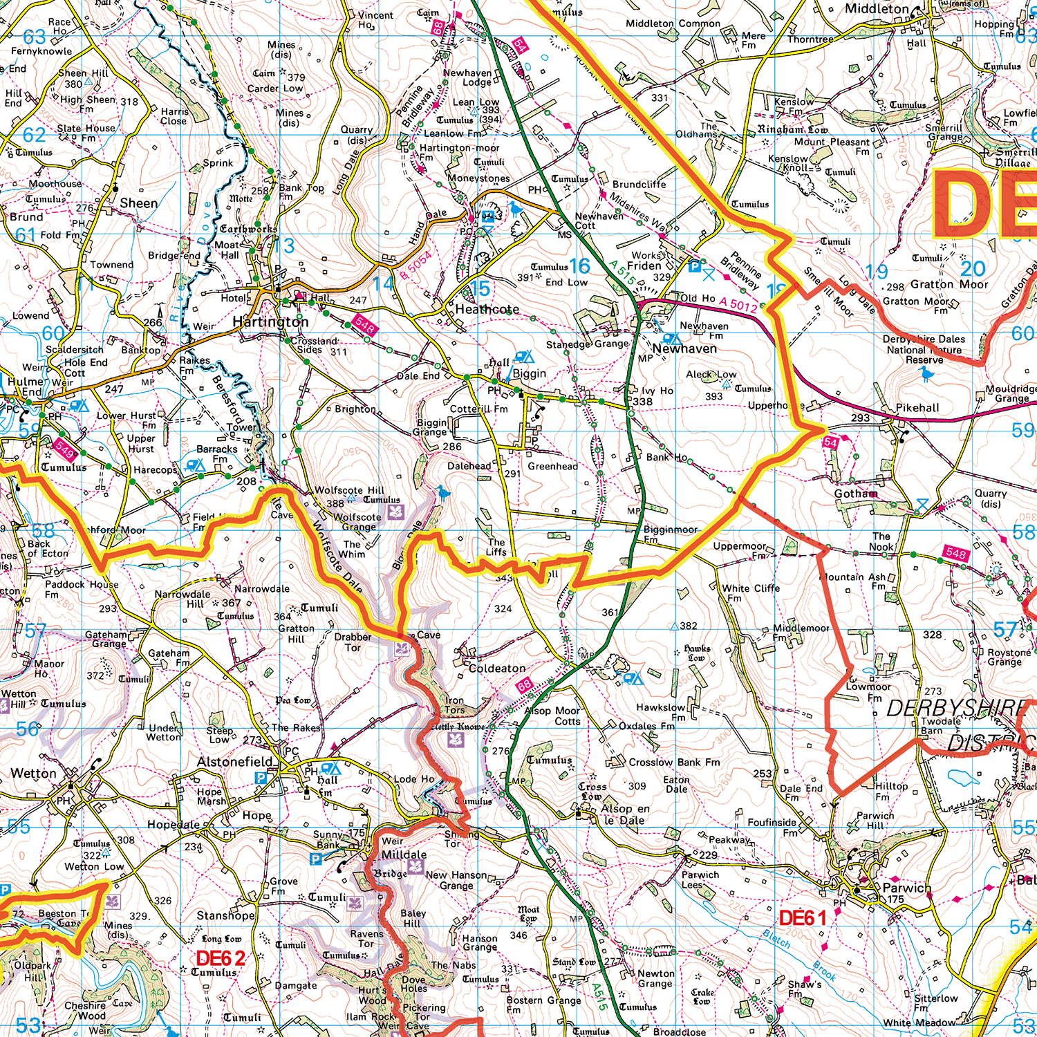 Stockport - SK - Postcode Sector Map (G24)