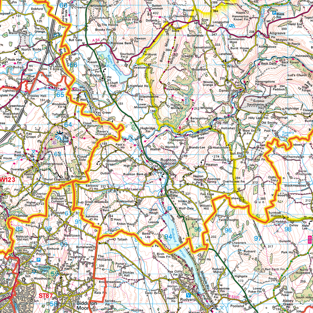 Stockport - SK - Postcode Sector Map (G24)