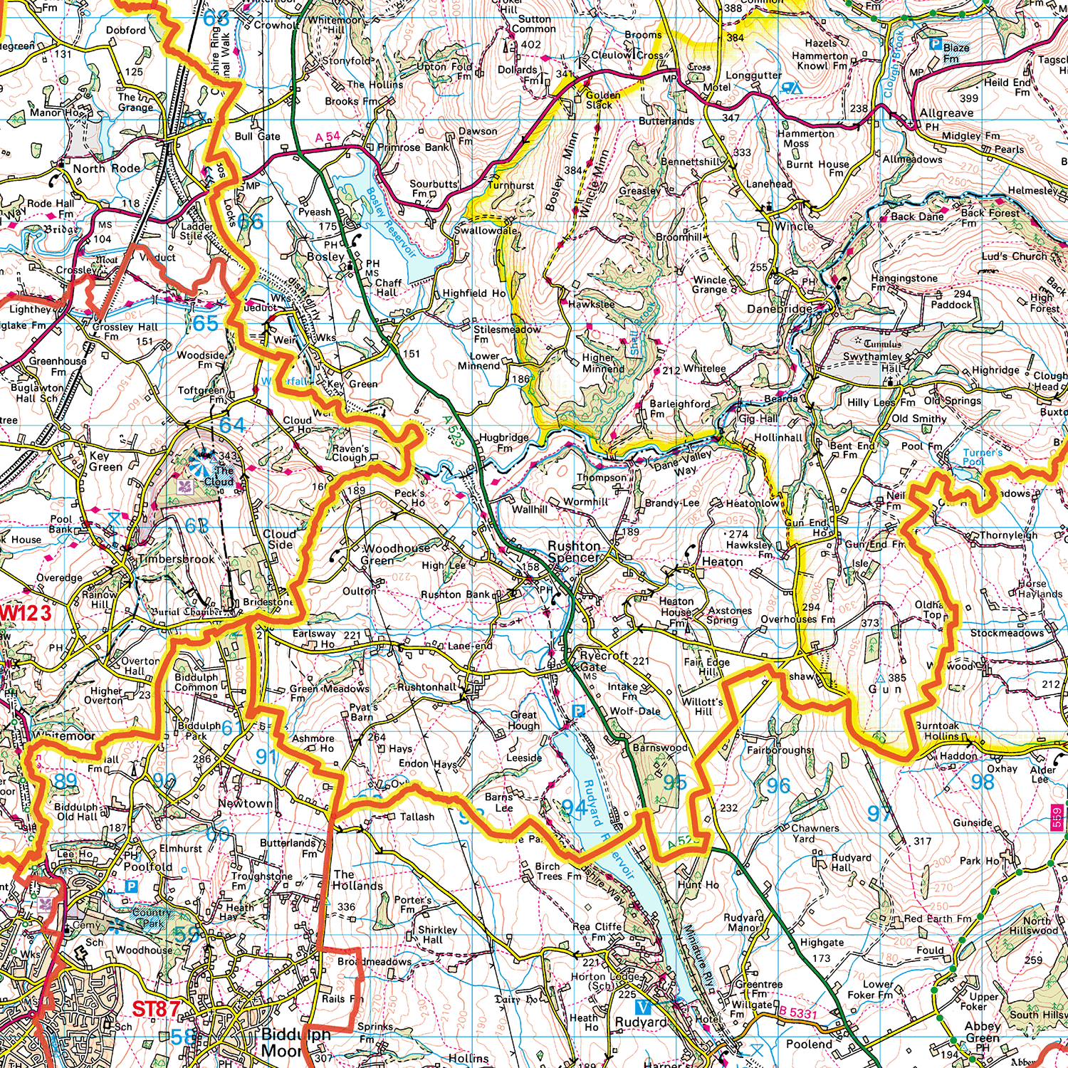 Stockport - SK - Postcode Sector Map (G24)