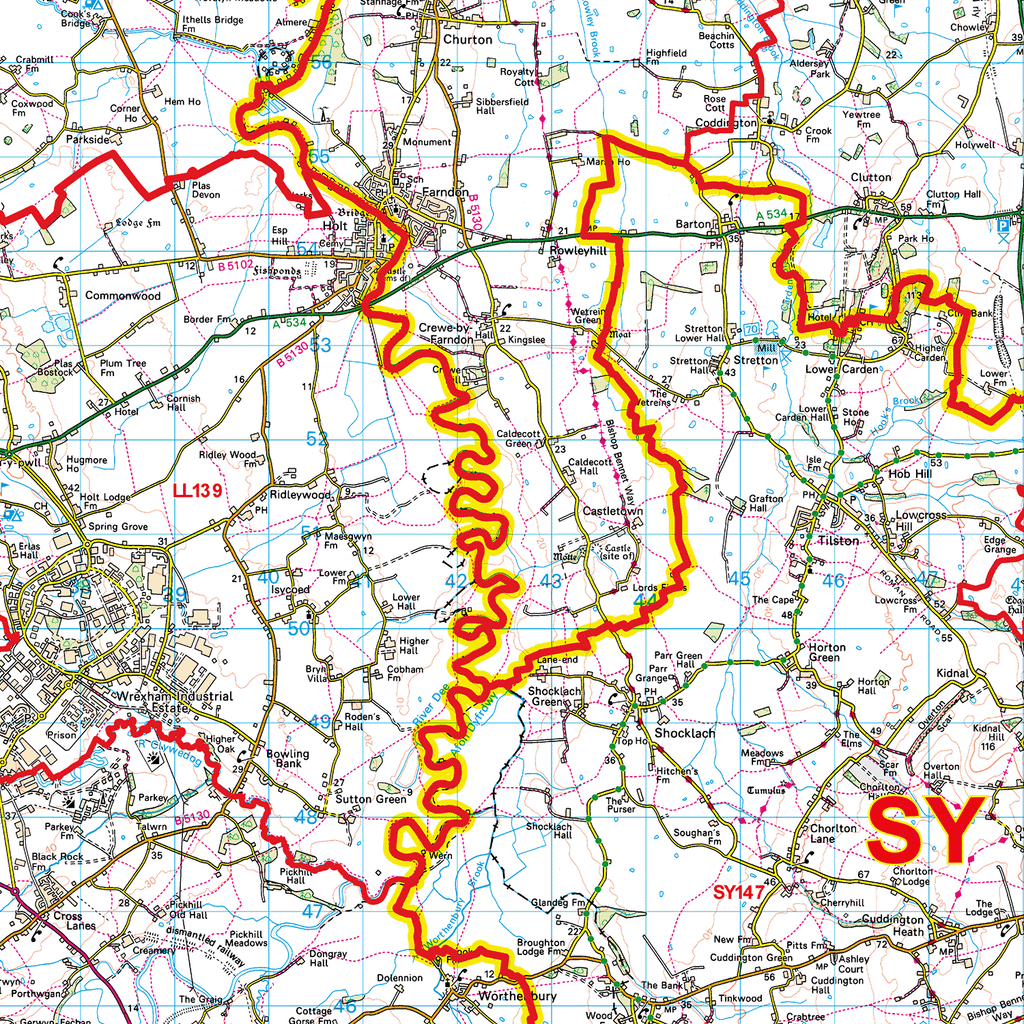 Chester - CH - Postcode Sector Map (G26)