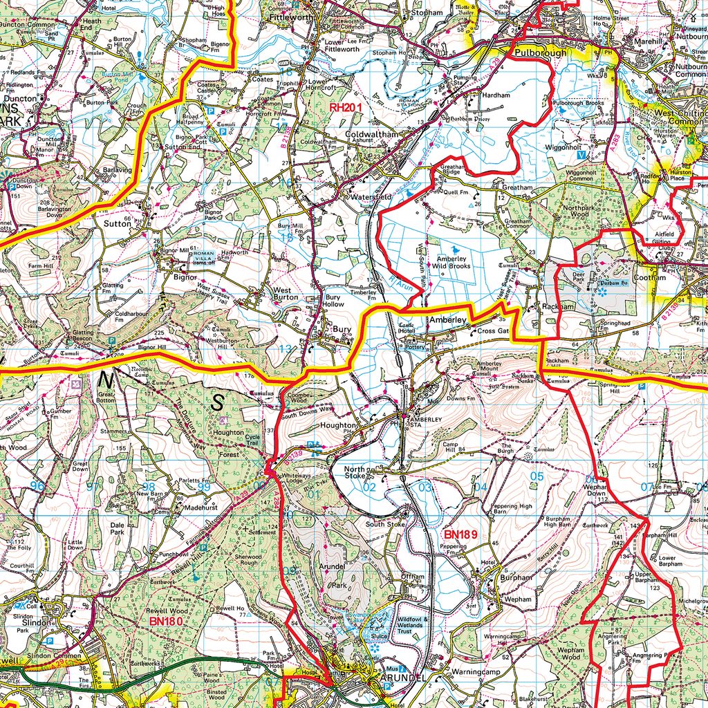 Brighton - BN - Postcode Sector Map (G27)
