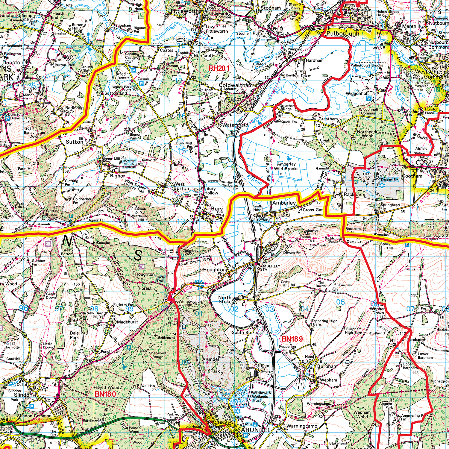 Brighton - BN - Postcode Sector Map (G27)