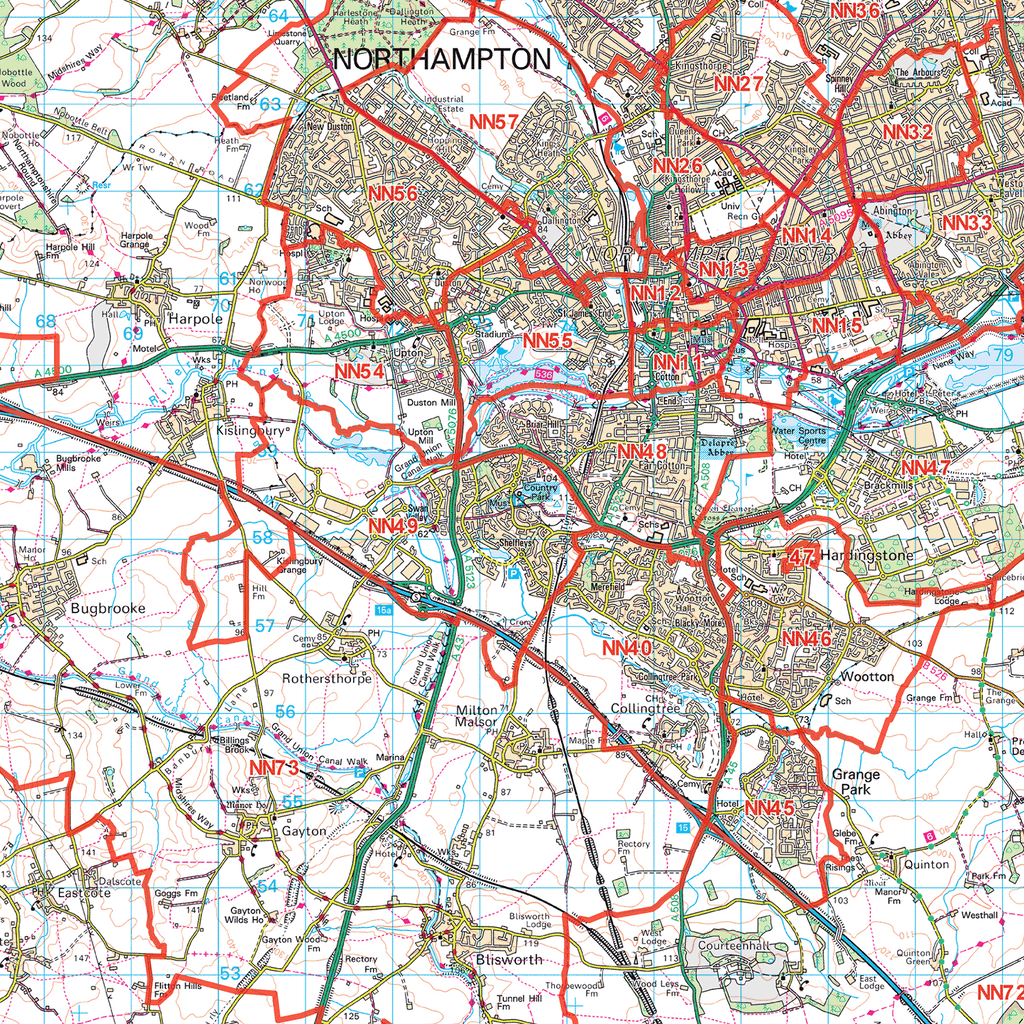 Mk12 Postcode Milton Keynes - MK - Postcode Sector Map (G39) – XYZ Maps