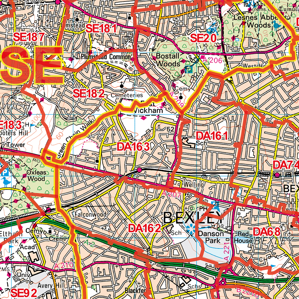 Dartford - DA - Postcode Sector Map (G48)