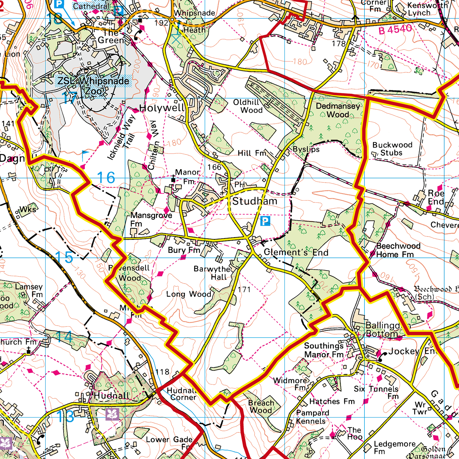 Luton - LU - Postcode Sector Map (G49)
