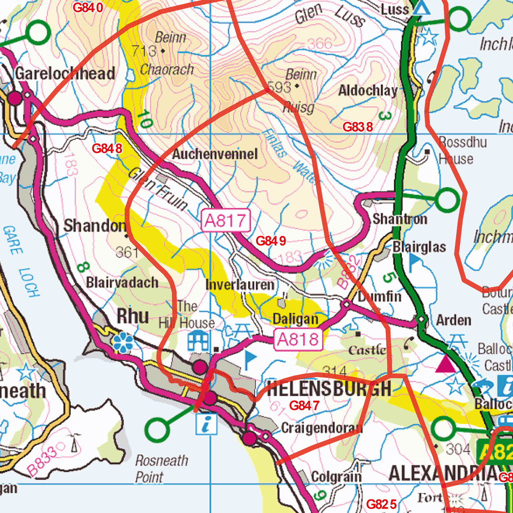 Glasgow - G - Postcode Sector Map (G4)