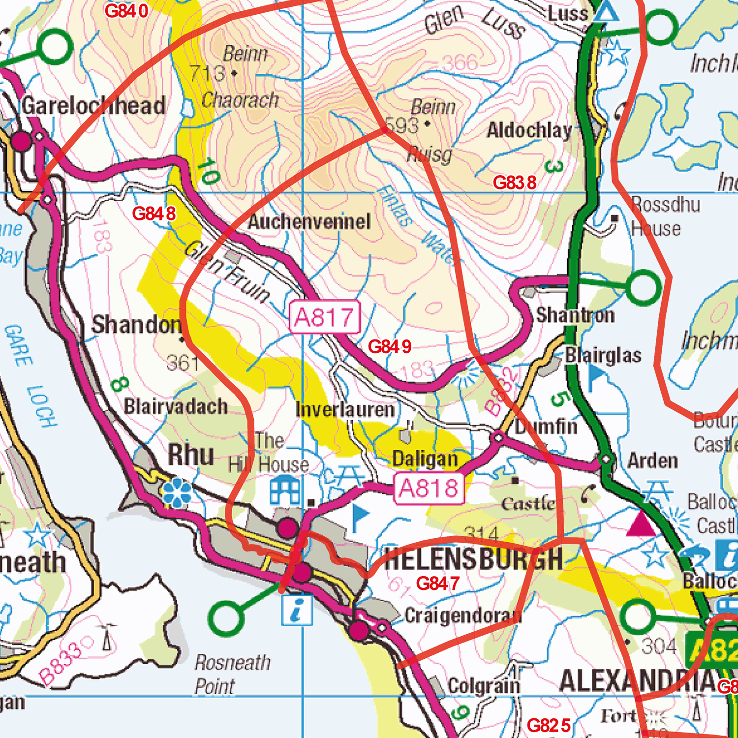 Glasgow - G - Postcode Sector Map (G4)
