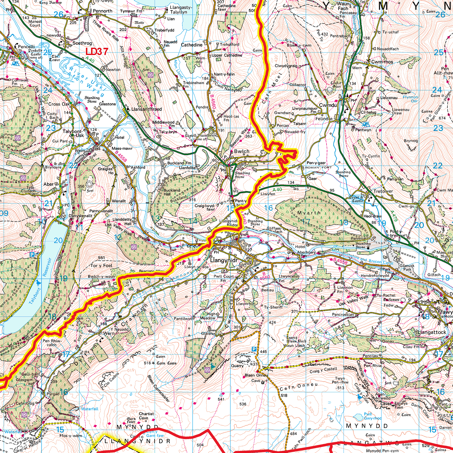 Cardiff - CF - Postcode Sector Map (G51)