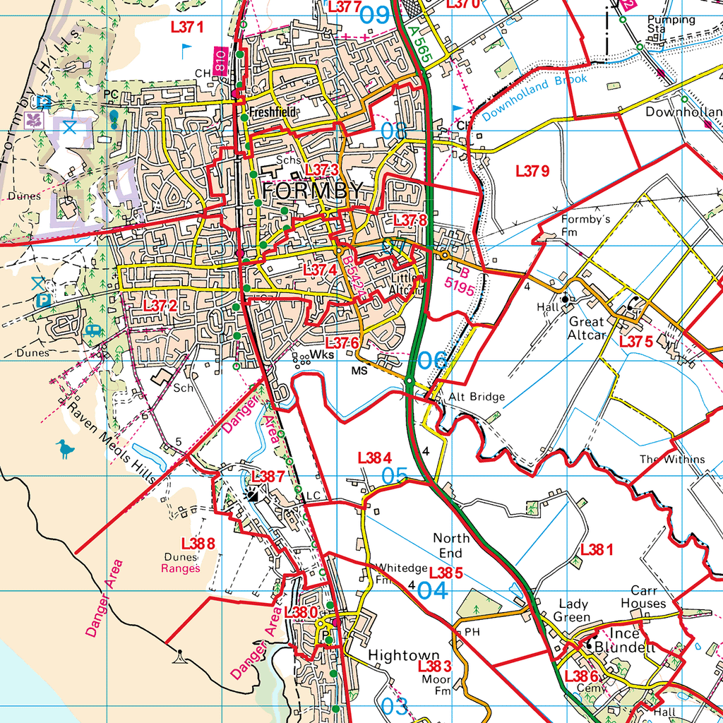 Liverpool Address Postcode Liverpool - L - Postcode Sector Map (G6) – XYZ Maps