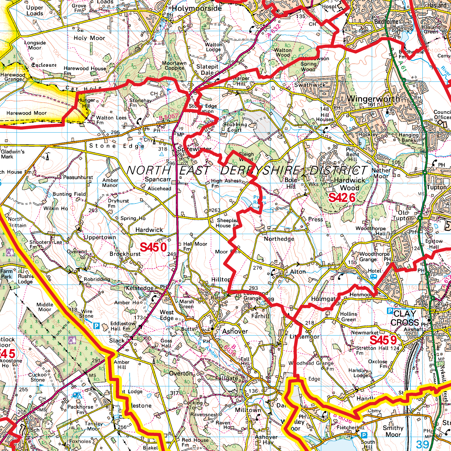Sheffield - S - Postcode Sector Map (G7)