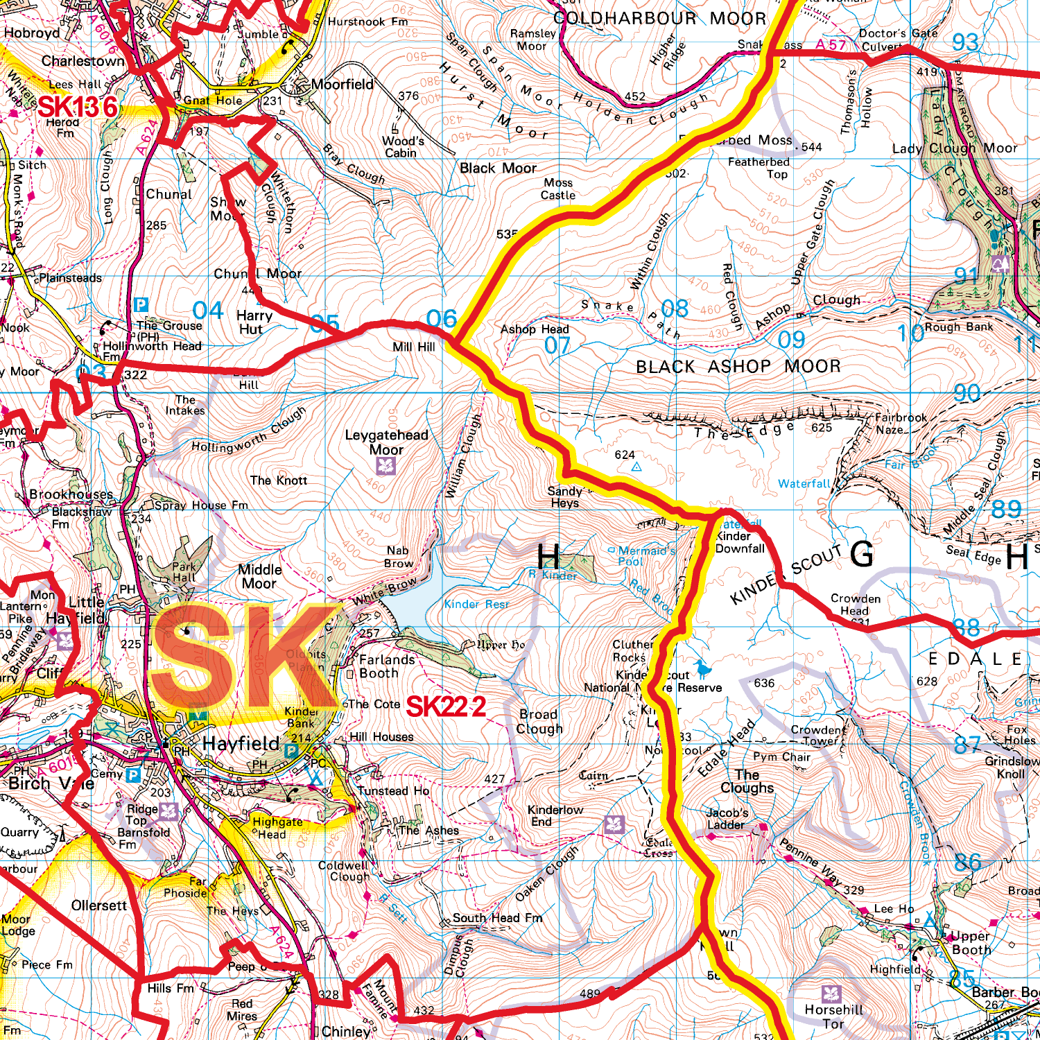 Sheffield - S - Postcode Sector Map (G7)