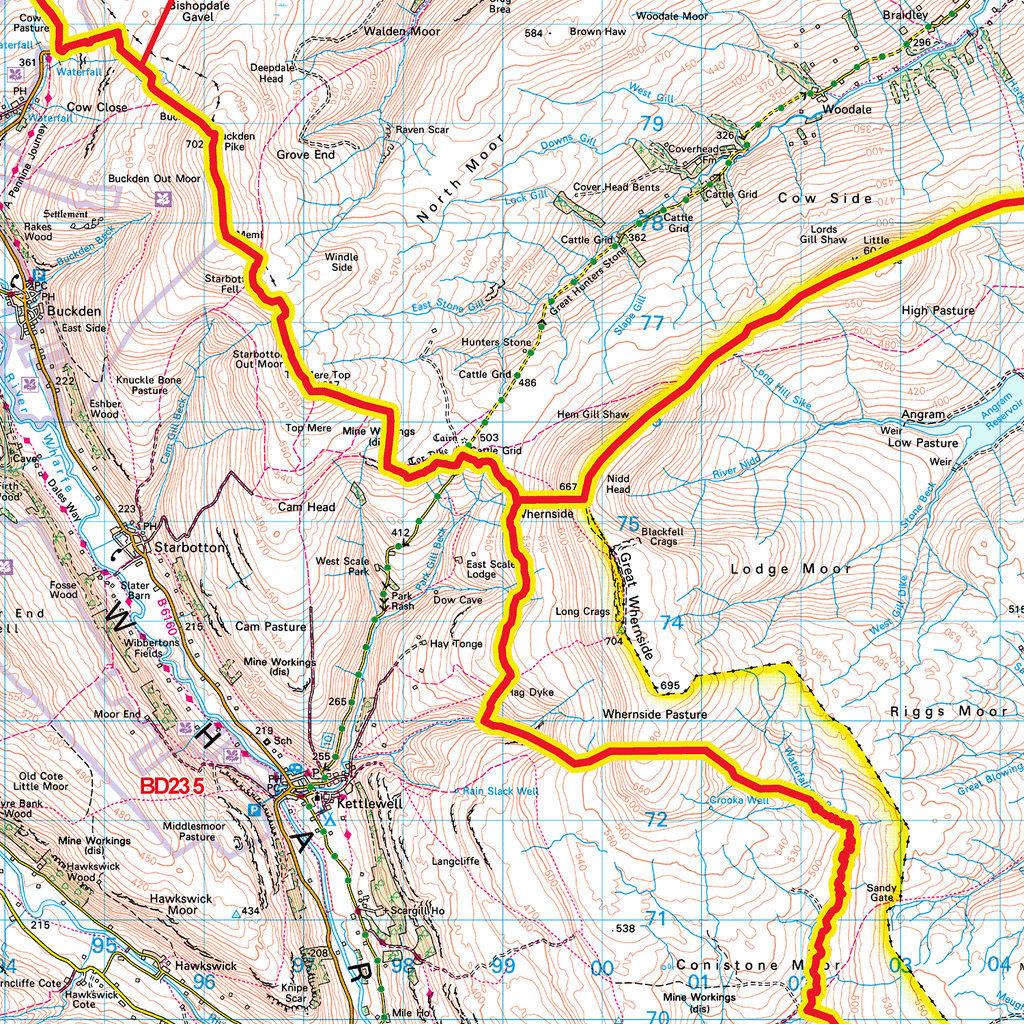 Harrogate - HG - Postcode Sector Map (G79)