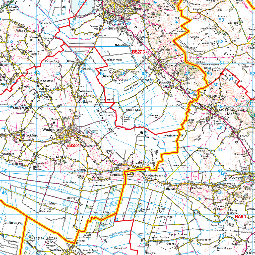 Bristol - BS - Postcode Sector Map (G8)
