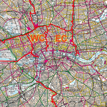 Free Interactive UK Postcode District Map | XYZ Maps