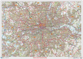 Free Interactive UK Postcode District Map | XYZ Maps