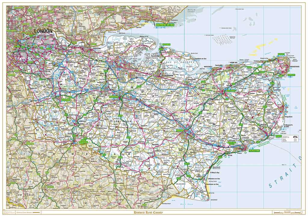Historic Kent County Map