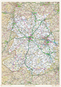 Historic Shropshire County Map