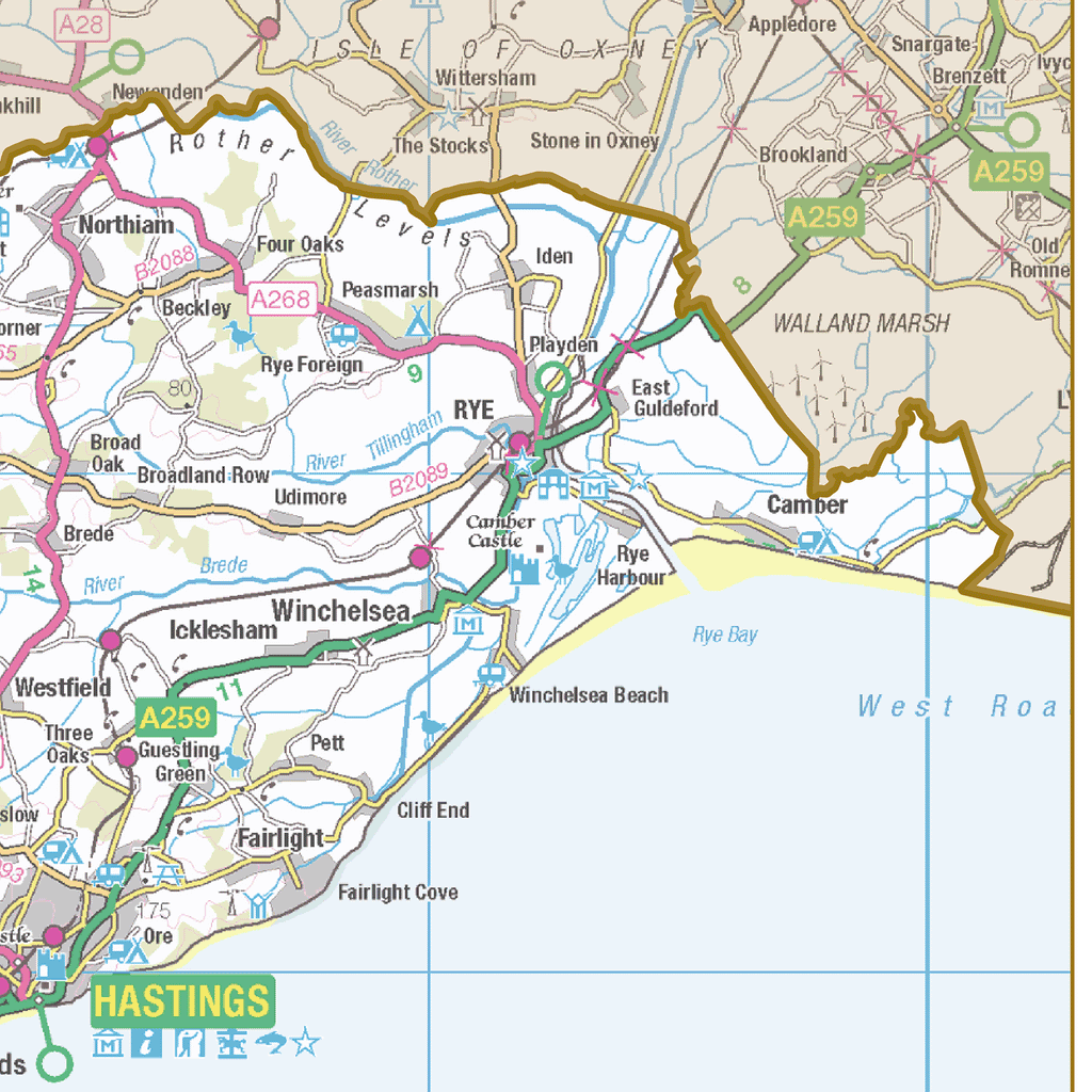 Historic Sussex County Map