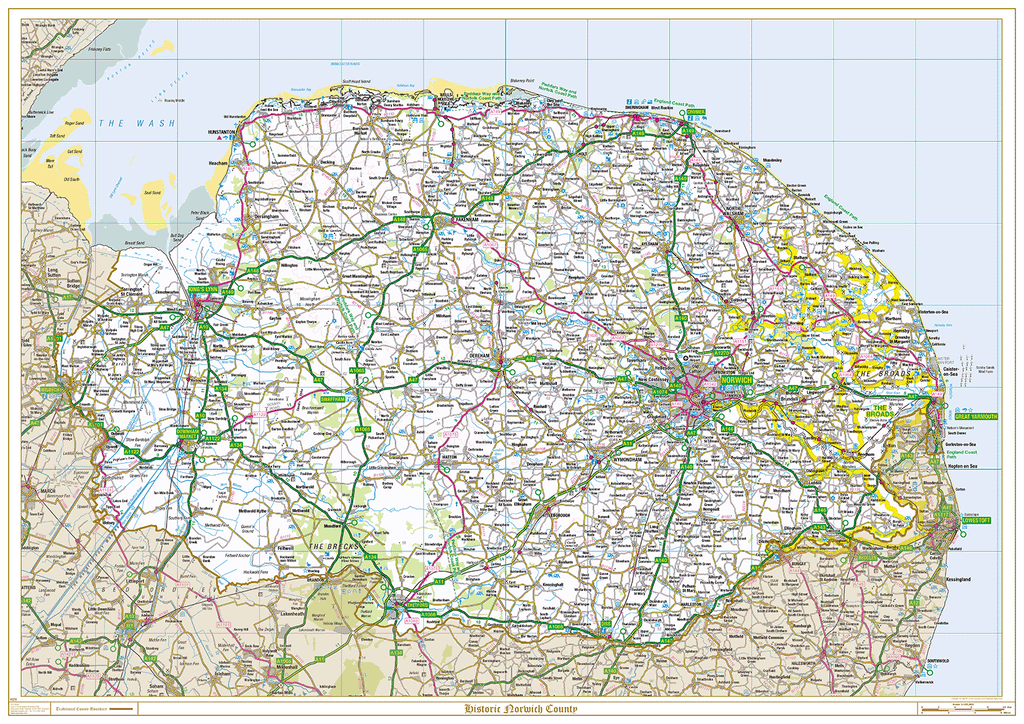 Historic Norfolk County Map