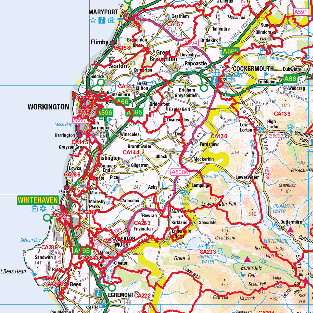 Postcode Sector Map - (S15) - South West Scottish Borders - Editable GeoPDF