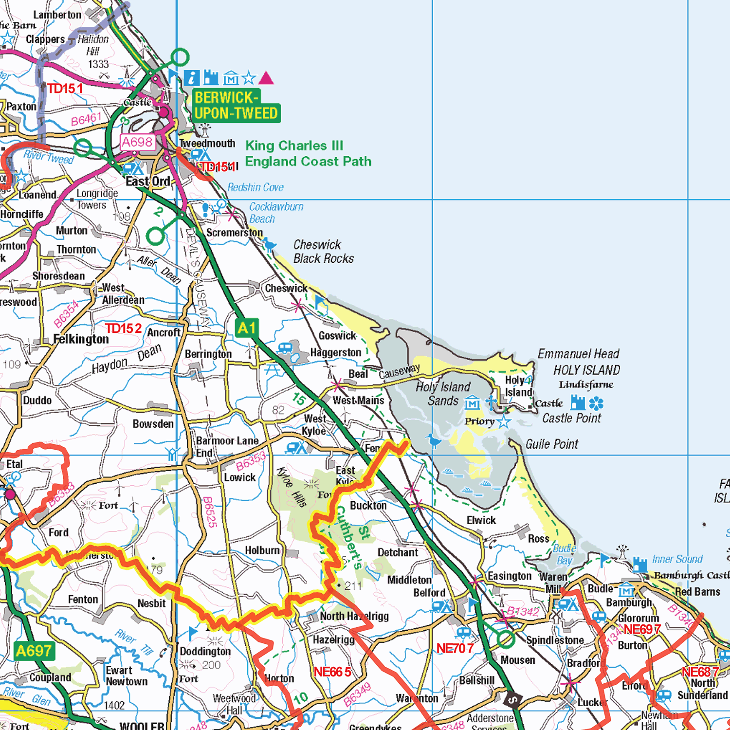 Postcode Sector Map - (S18) - Scottish Central Belt East - GIF Image