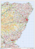 Angus & Aberdeenshire Postcode Sector Wall Map - (S20)
