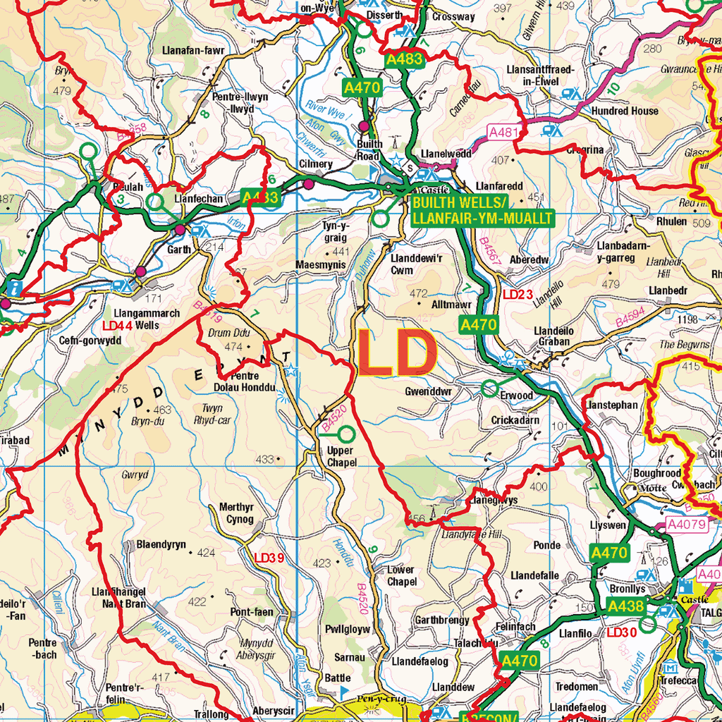 S5 Postcode Map South Wales Postcode Sector Wall Map (S5) – XYZ Maps