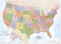 United States of America Political Map, Map of USA