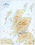Scotland Physical - Physical Map of Scotland