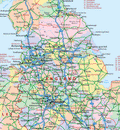United Kingdom Political   Desktop Map, A3 Size