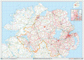 Belfast - BT - Postcode Wall Map